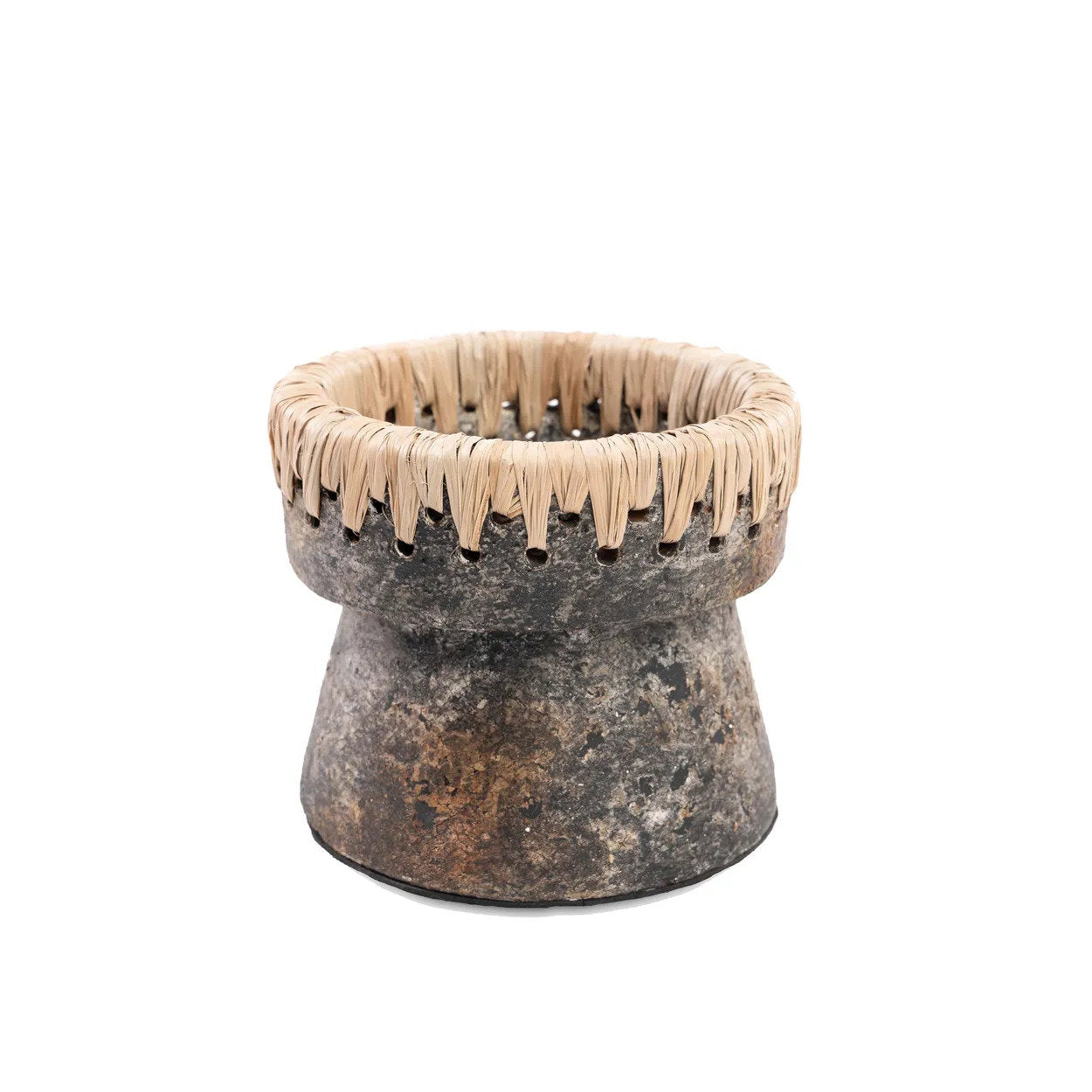 The beautiful candle holder - antique gray - S