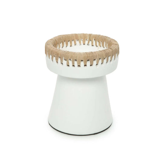 The beautiful candle holder - white of course - M