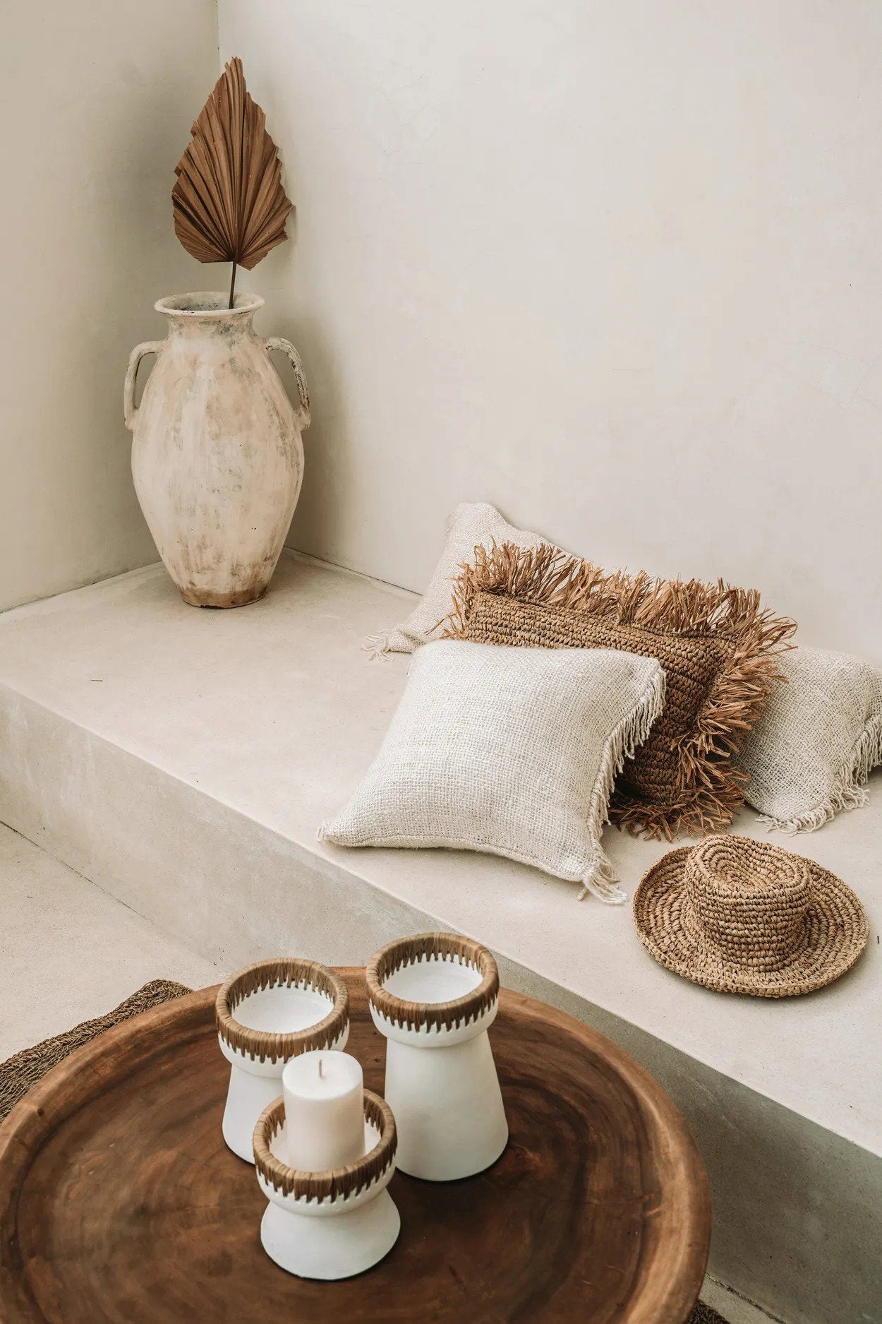 The beautiful candle holder - white of course - S