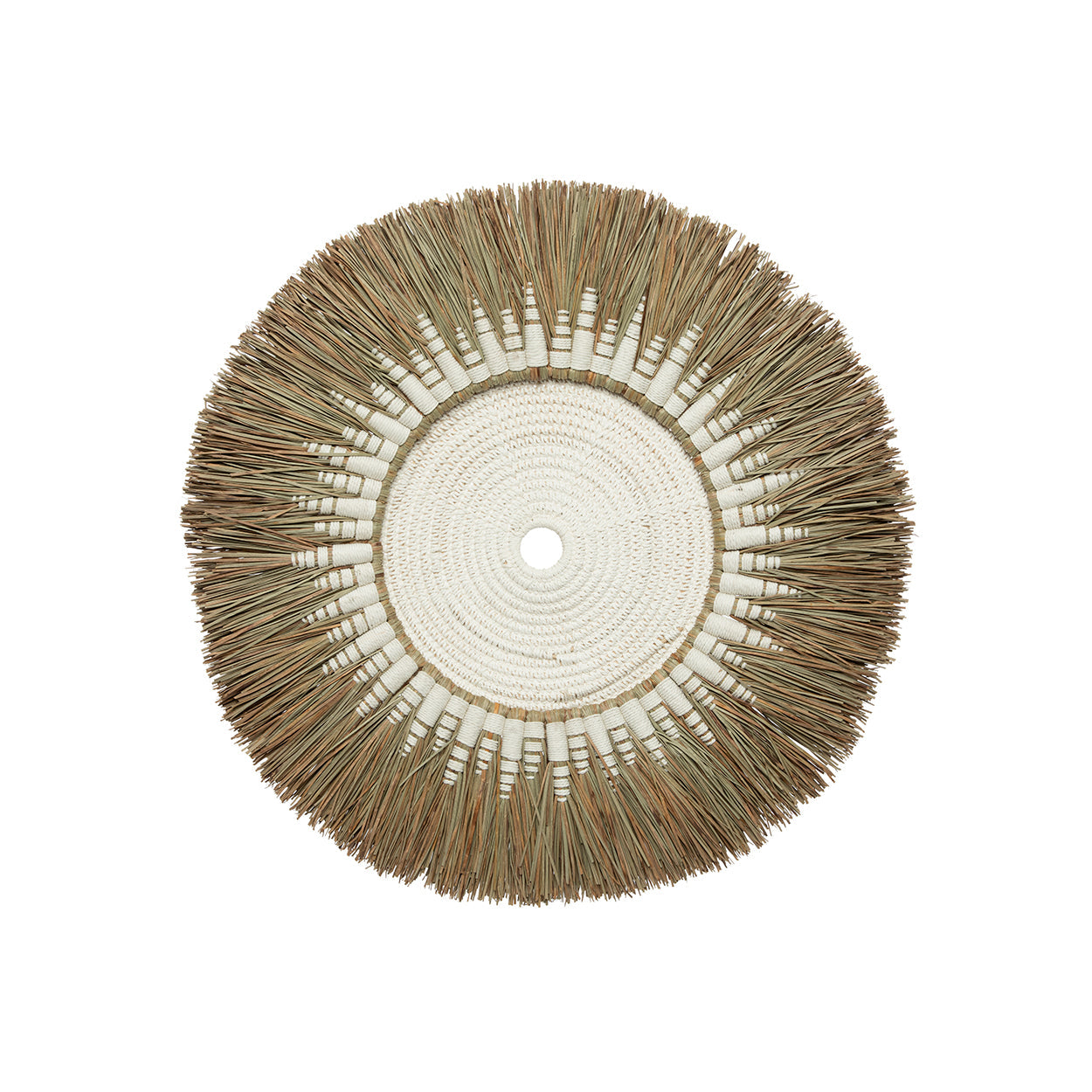 The Raffia Macramé Wall Decoration - White Natural
