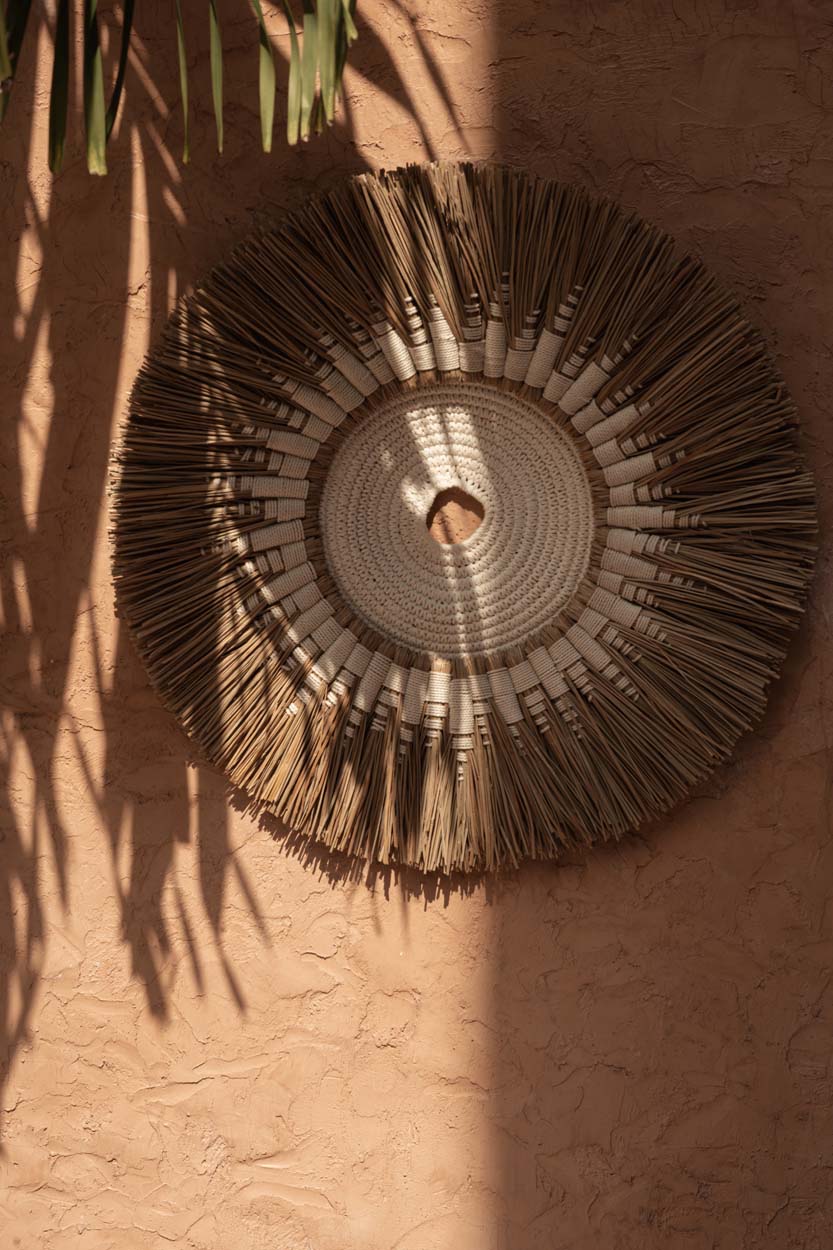 The Raffia Macramé Wall Decoration - White Natural