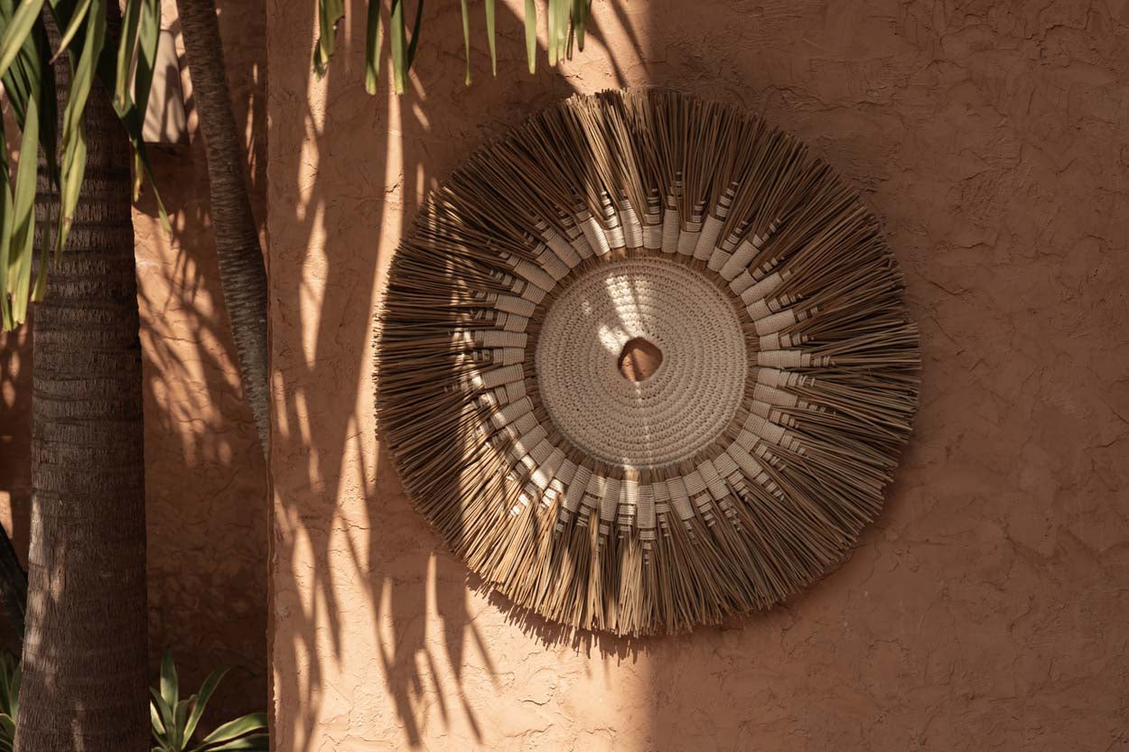 The Raffia Macramé Wall Decoration - White Natural