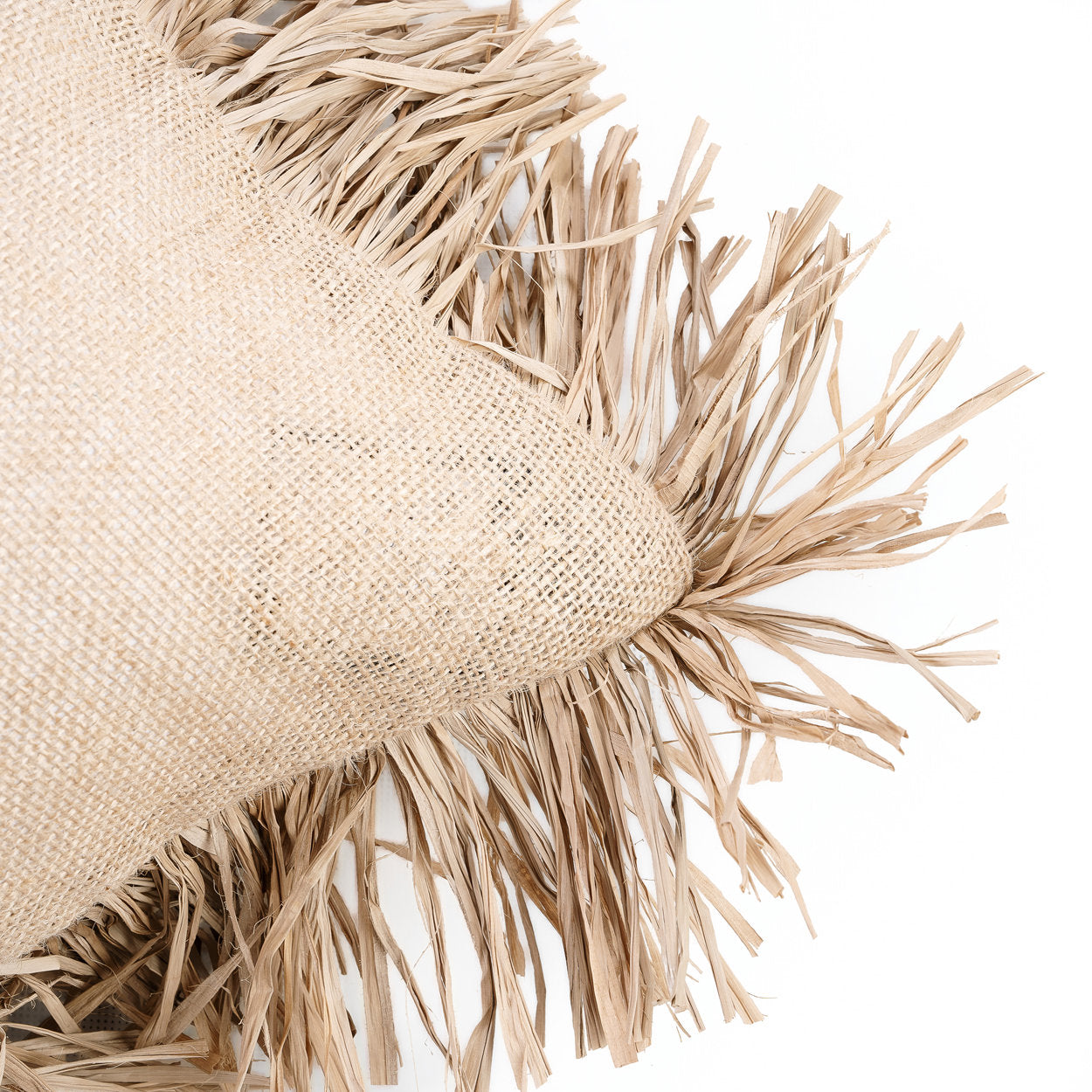 Housse de coussin Bonita en jute - Naturel - 30x50