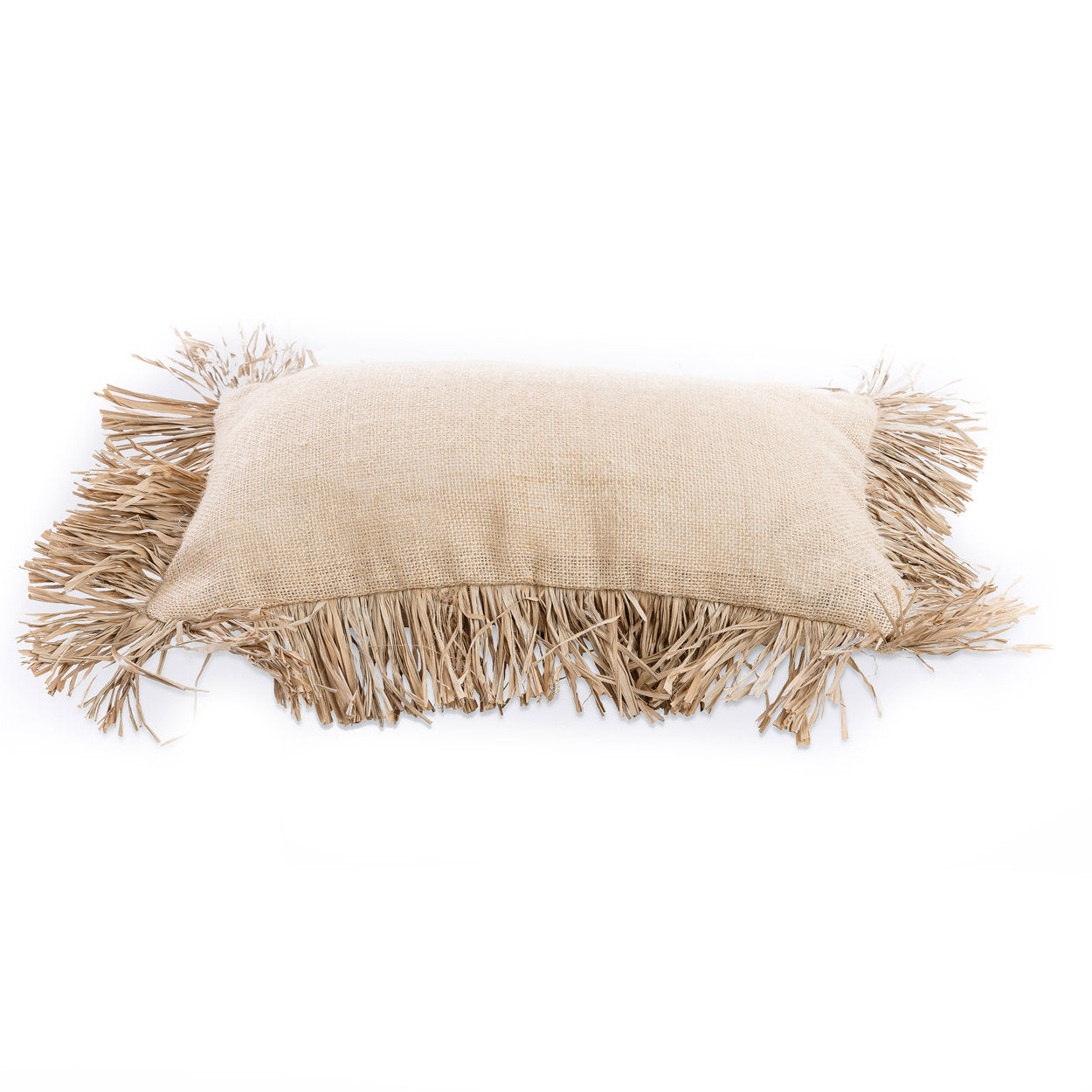 Housse de coussin Bonita en jute - Naturel - 30x50