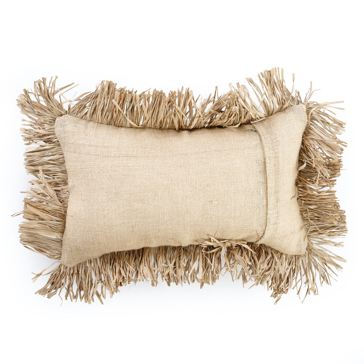 Housse de coussin Bonita en jute - Naturel - 30x50