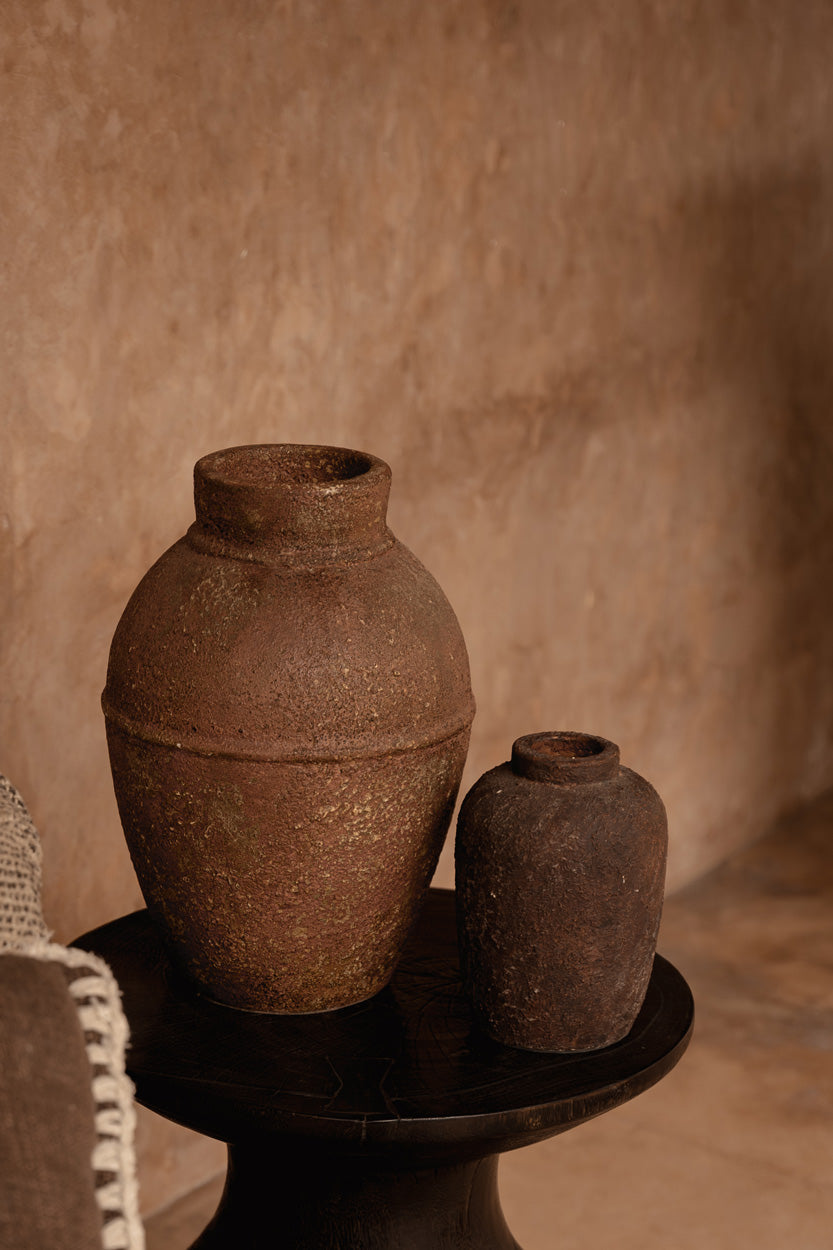 De Amphora Rustica Vaas - Terracotta - L