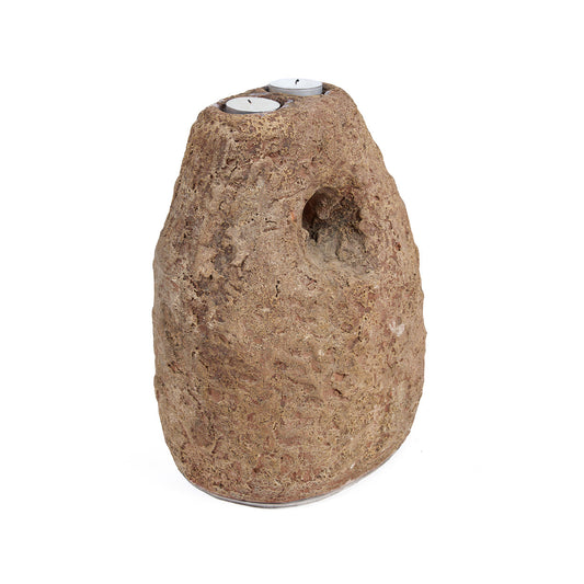 De Terra Totem Kandelaar - Bruin