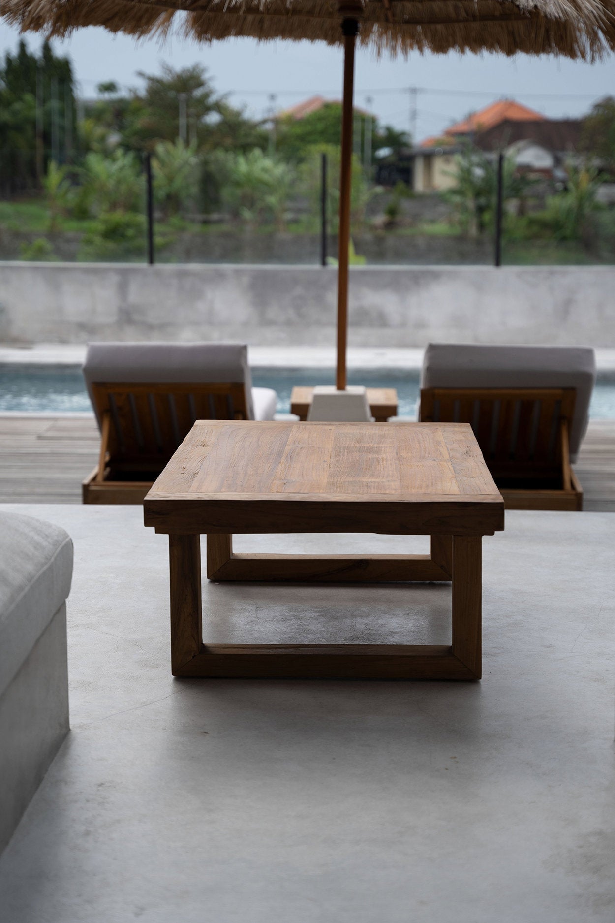 De gerecyclede teak salontafel - Natuurlijk
