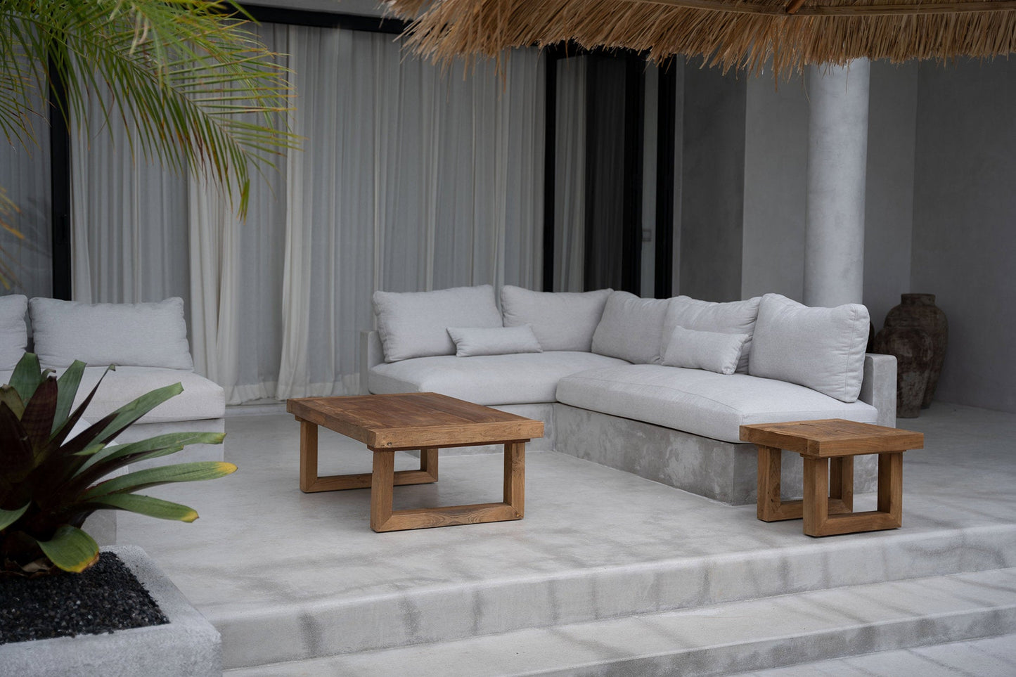 La table basse en teck recyclé - Naturellement