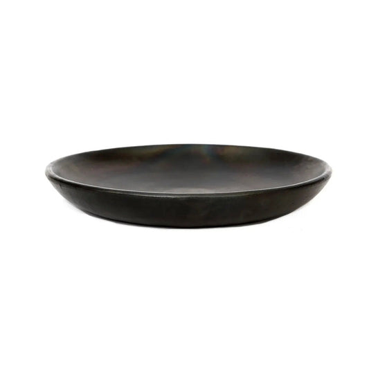 Assiette Classique Brûlée - Noir - M