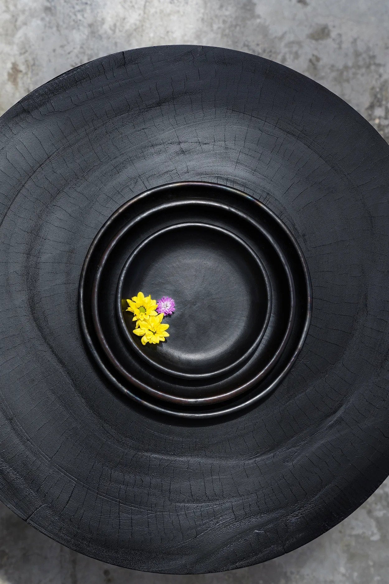 The Burnt Classic Plate - Black - M