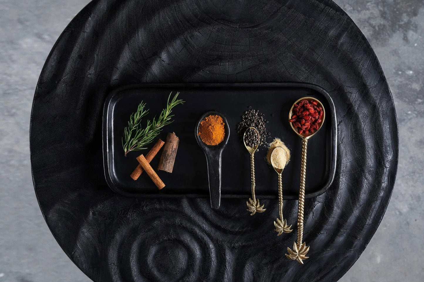 The burnt tapas spoon