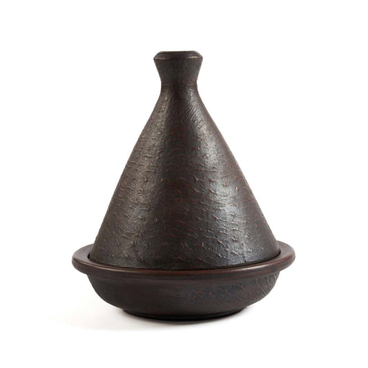 De Etnische kegel Tajine - Terracotta
