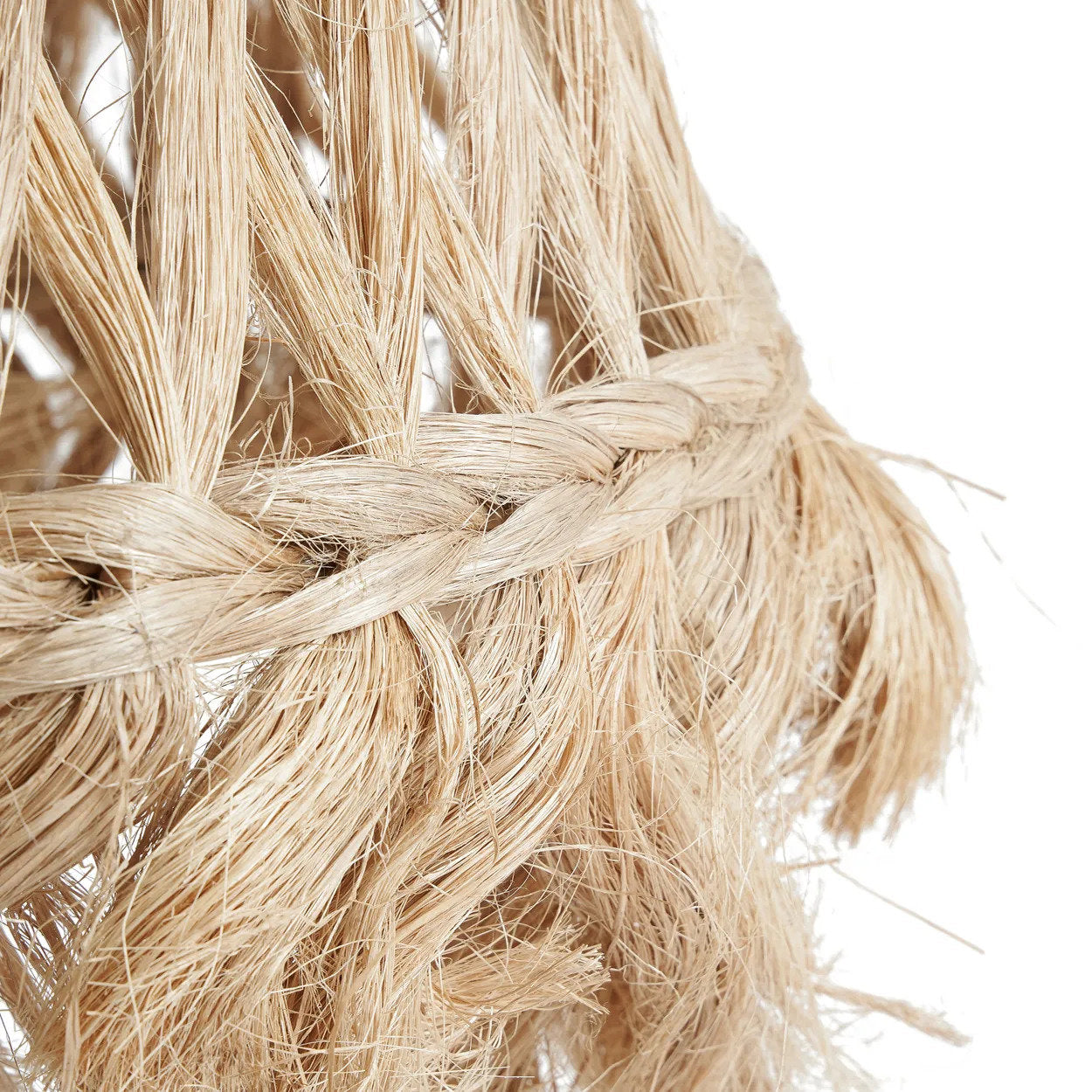 De Abaca Kwallen Hanger - Natuurlijk - L