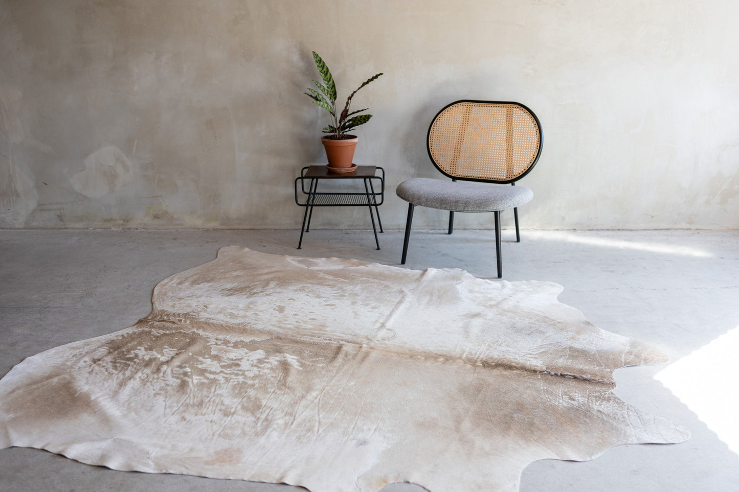 Koeienhuid champagne - 3-4m² - KH-002
