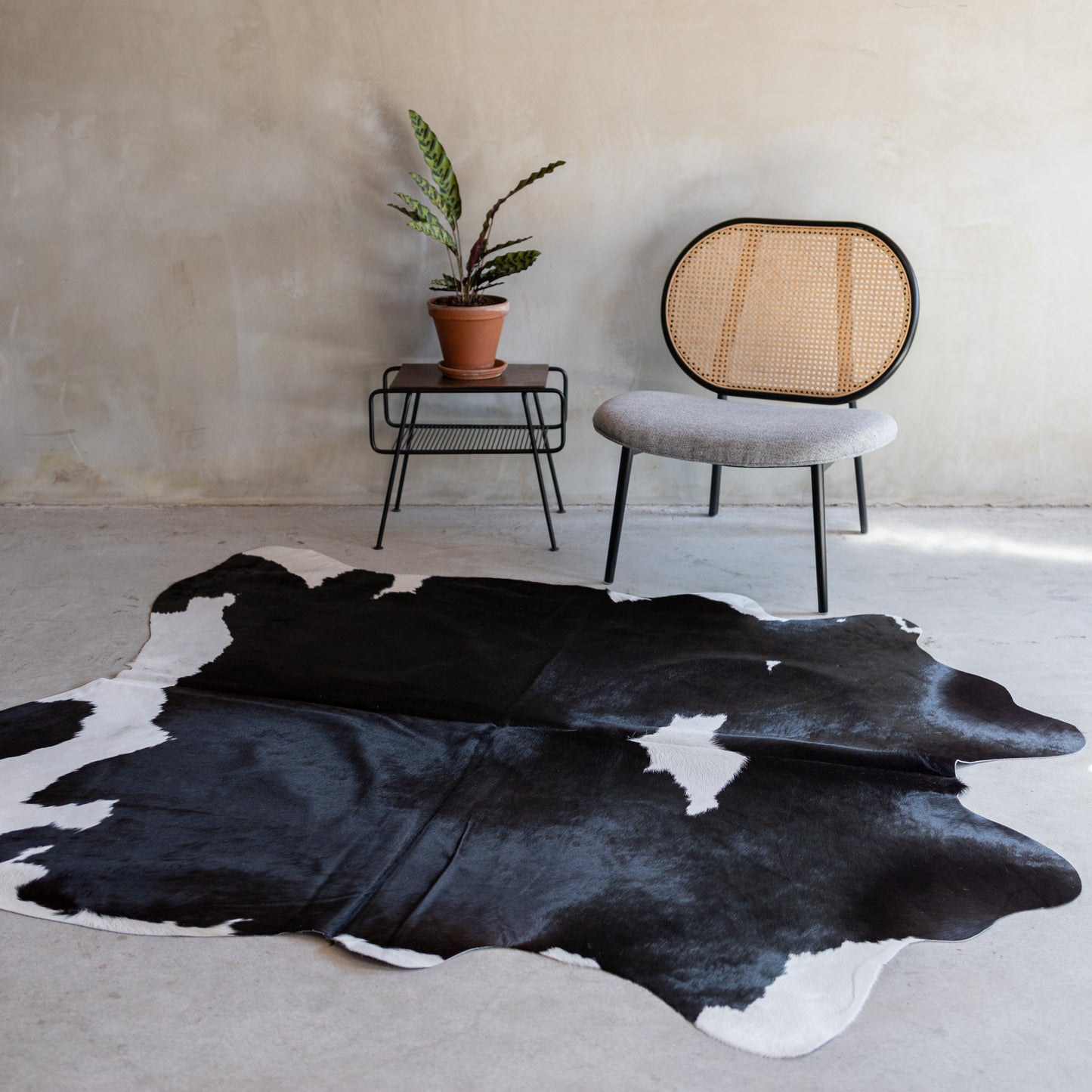 Koeienhuid zwartbont - 3-4m² - KH-029