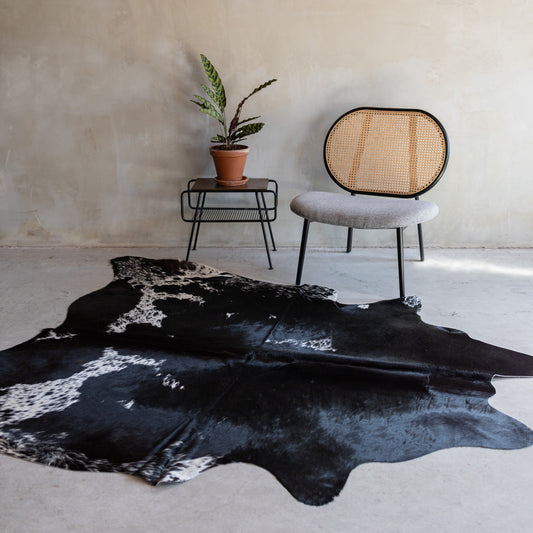 Koeienhuid zwartbont - 3-4m² - KH-031