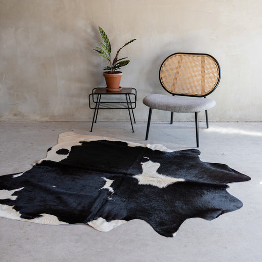 Koeienhuid zwartbont - 3-4m² - KH-033