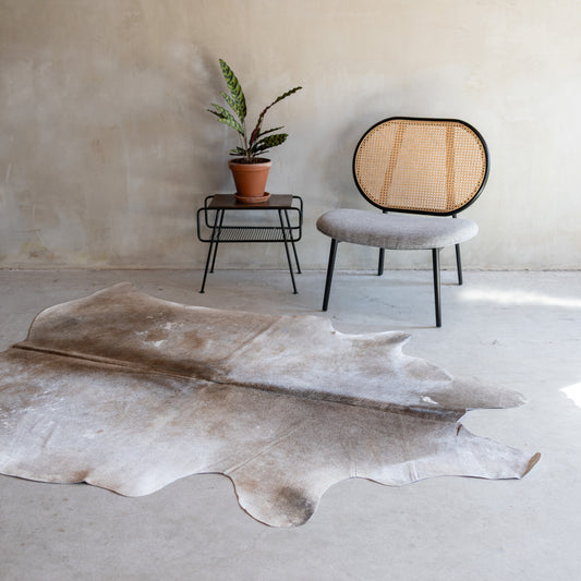 Koeienhuid grijsbeige - 3-4m² - KH-042