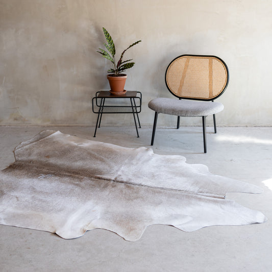 Koeienhuid grijsbeige - 3-4m² - KH-043