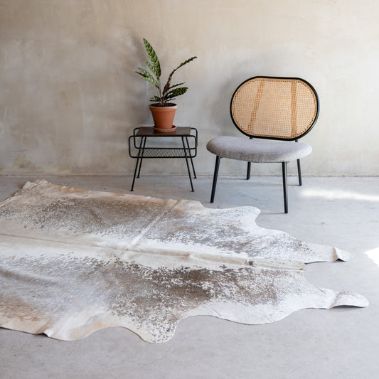 Koeienhuid grijsbeige - 3-4m² - KH-044