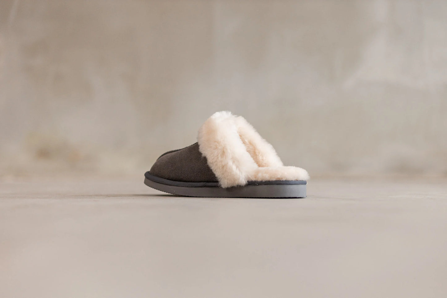 Lamsvacht Lumi Pantoffels - Grijs - Maat 38