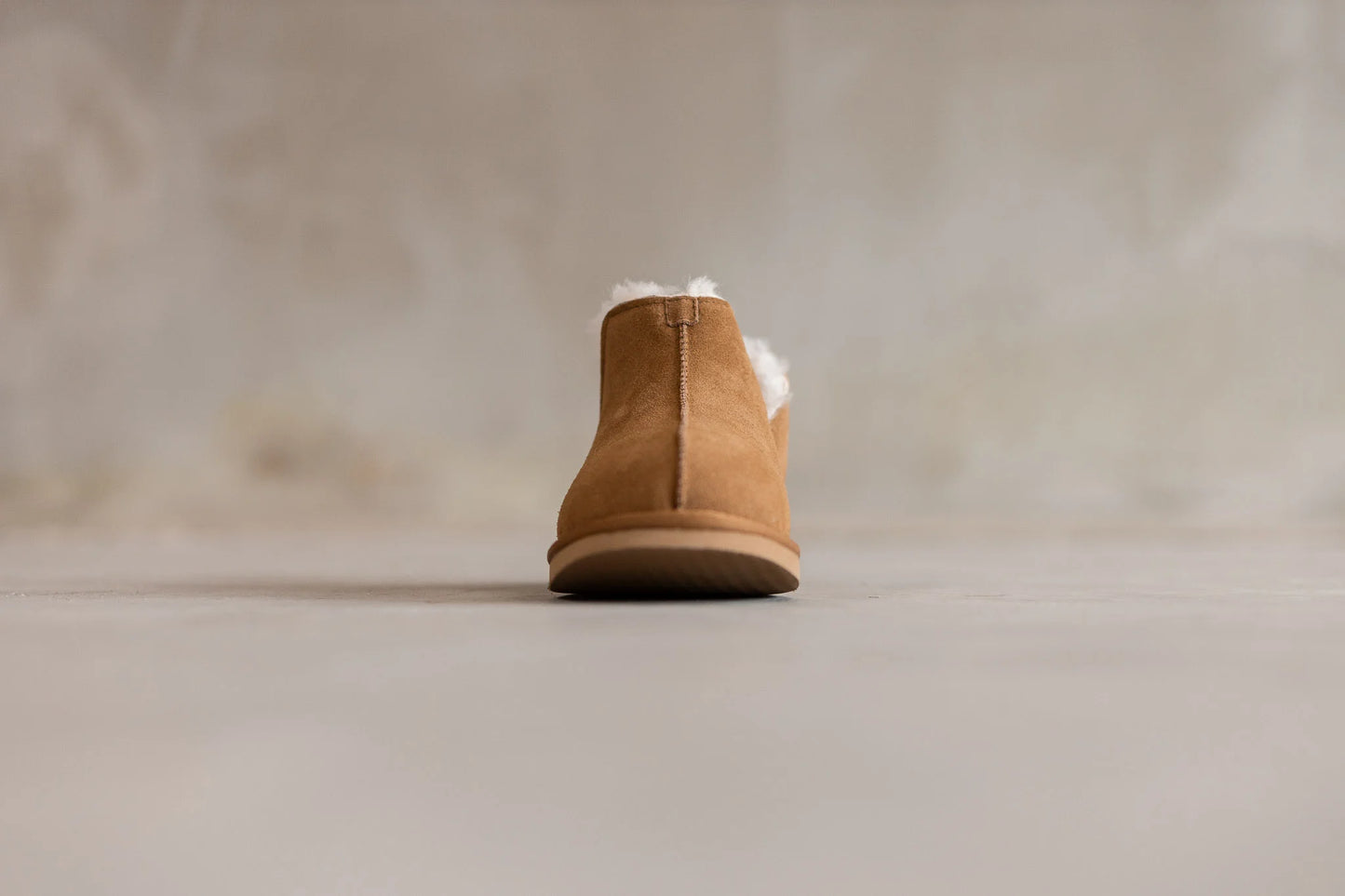 Lamsvacht Nooa Pantoffels -Camel - Maat 37