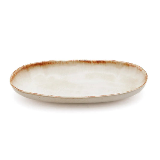 Assiette ovale Cascais - M - Lot de 6