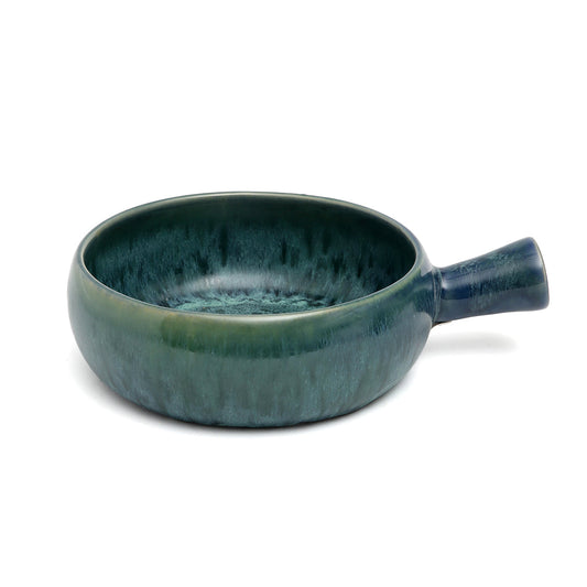 De aqua-casserole met handvat