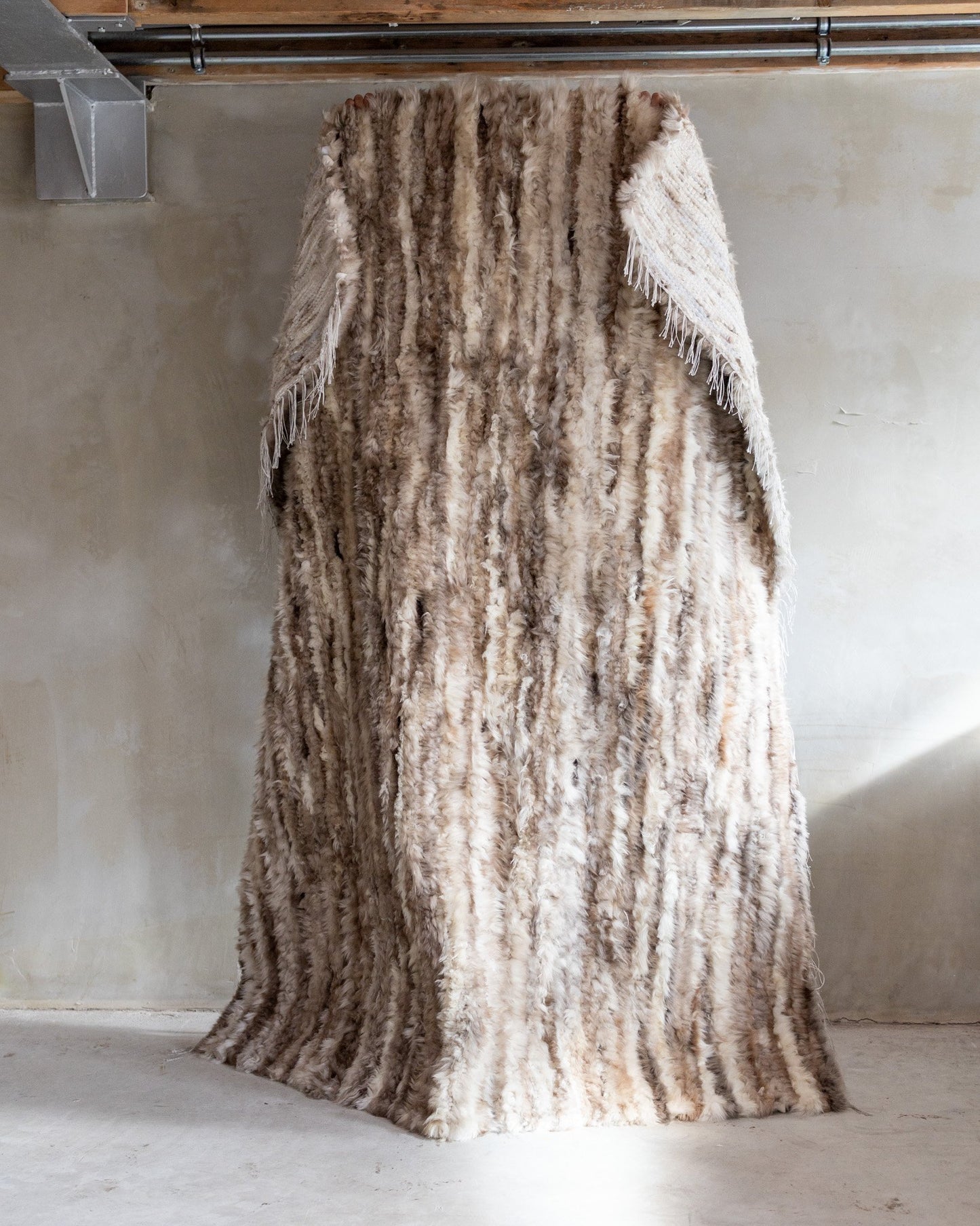 Uniek gefotografeerd schapenvacht Tapijt  - 200x160cm