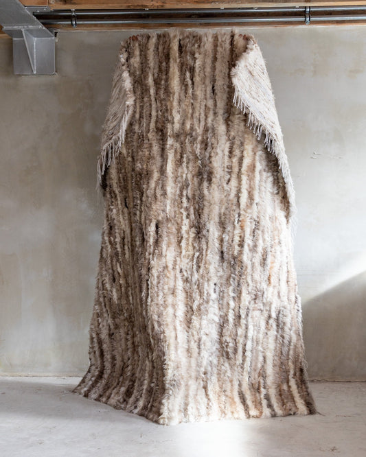 Uniek gefotografeerd schapenvacht Tapijt  - 200x160cm
