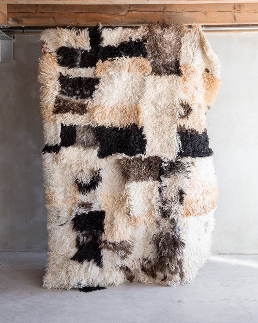 Schapenvacht Tapijt krulvacht - 200x150cm - SKK-172