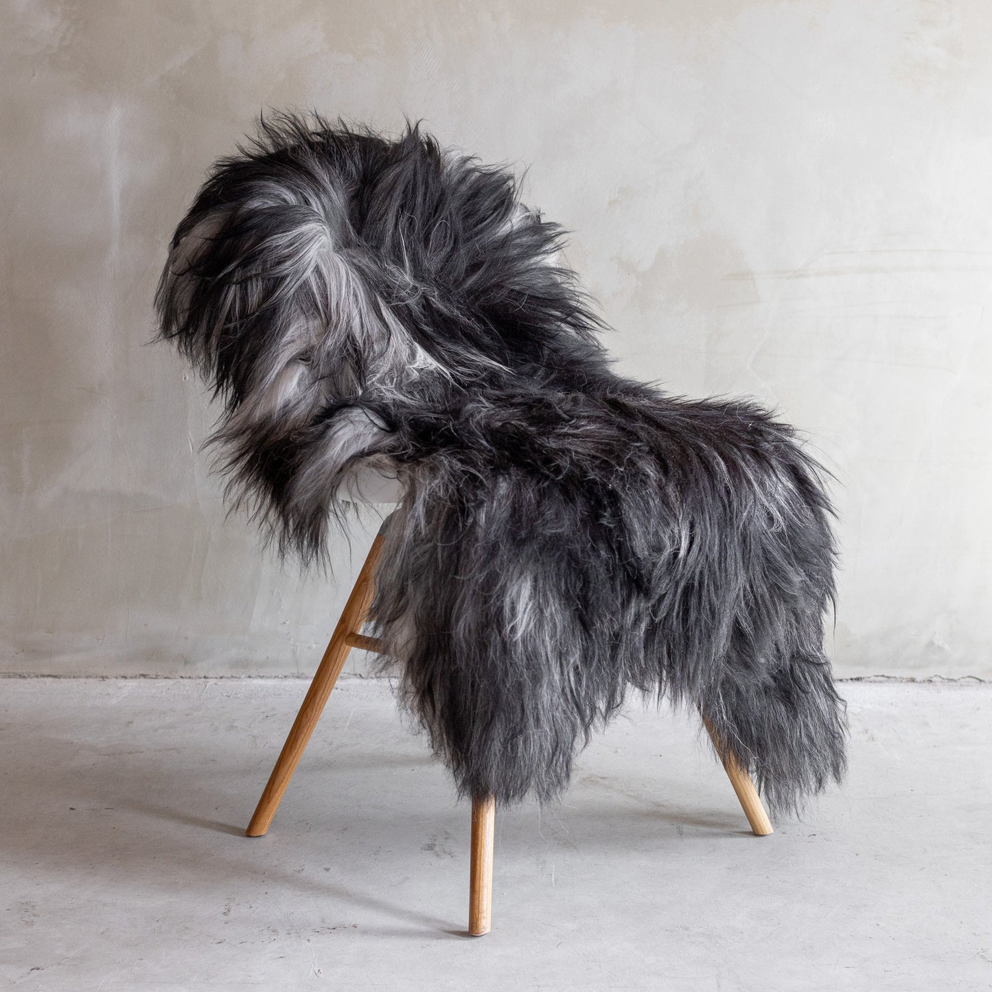 IJslandse schapenvacht XXL Grijs - SVV-423 - ca. 130x80cm