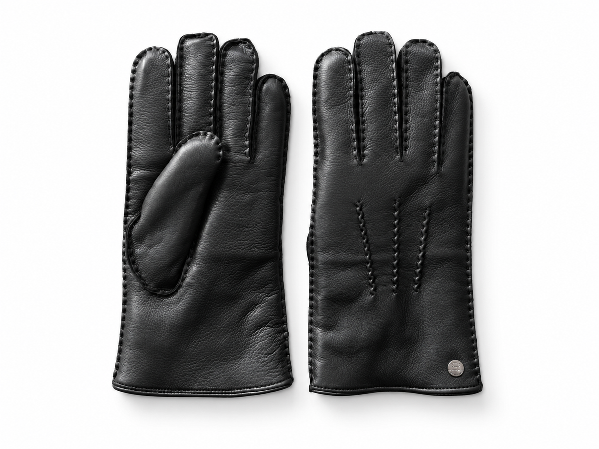 Hertenleren handschoenen met alpacavacht – 3 kleuren
