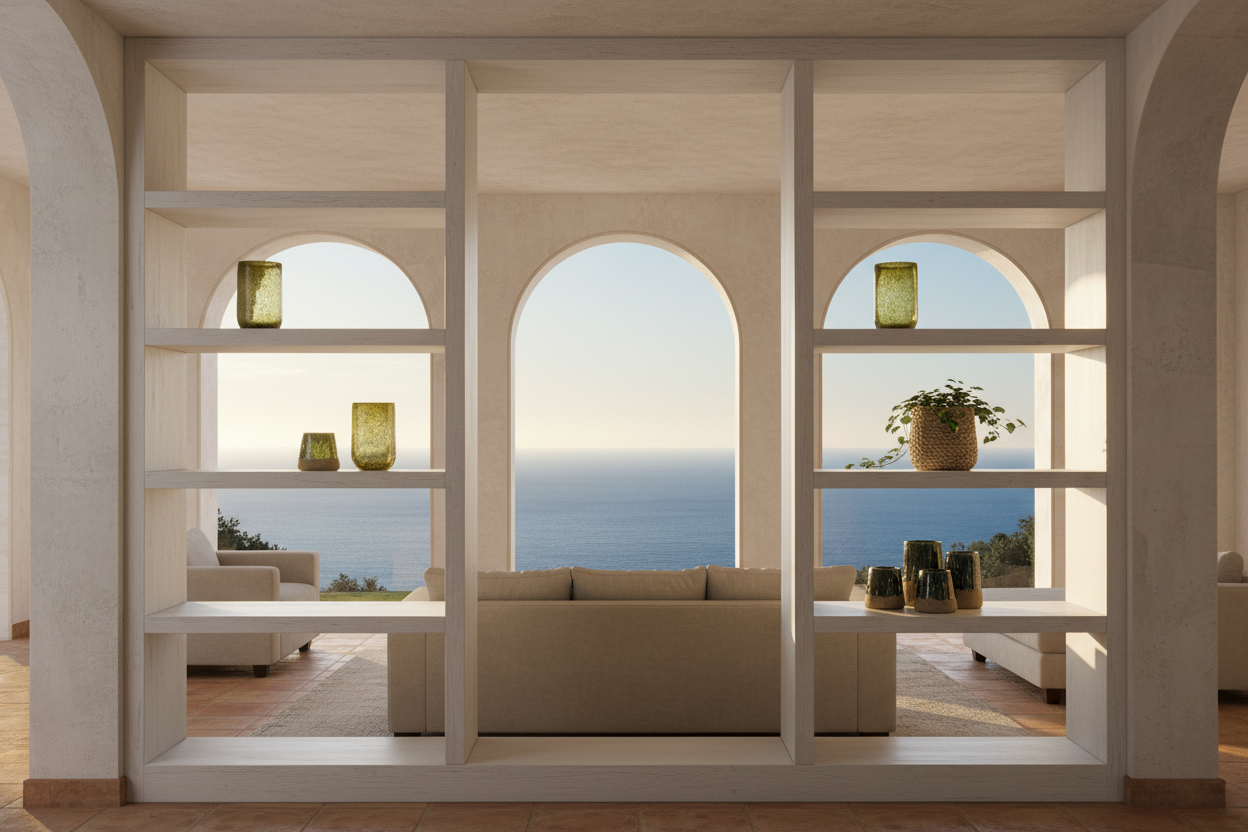 Producten gestyled in Mediterrane villa kast