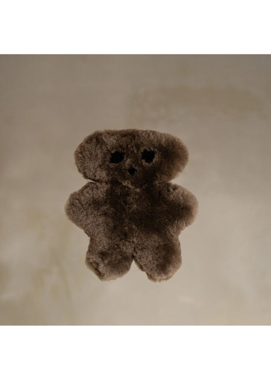 Klein Buurtje Beer - Merino vacht Knuffel - Bruin🕒 Verwacht Mei 2026