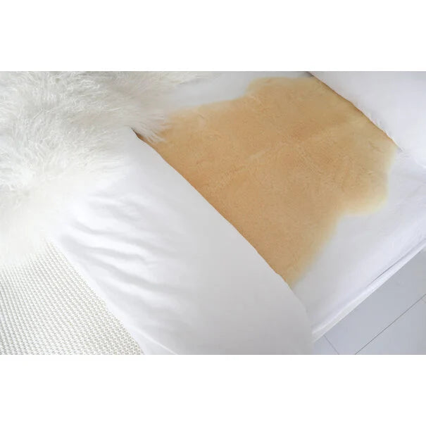 Merino Medicinale schapenvacht beige - Extra Groot (ca. 100 - 110 cm)