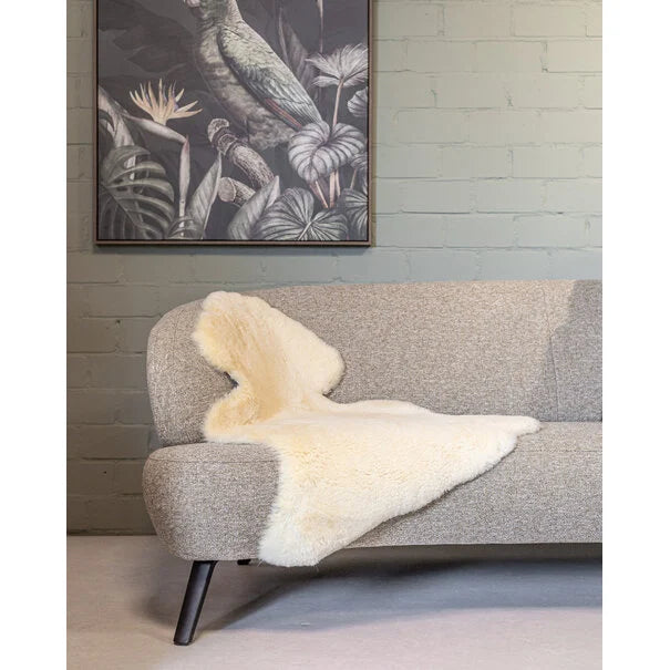 Merino Medicinale schapenvacht beige - Extra Groot (ca. 100 - 110 cm)