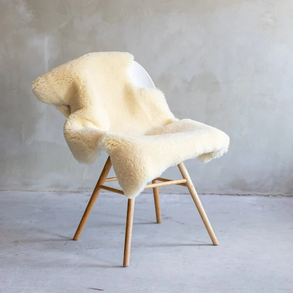 Merino Medicinale schapenvacht beige - Extra Groot (ca. 100 - 110 cm)