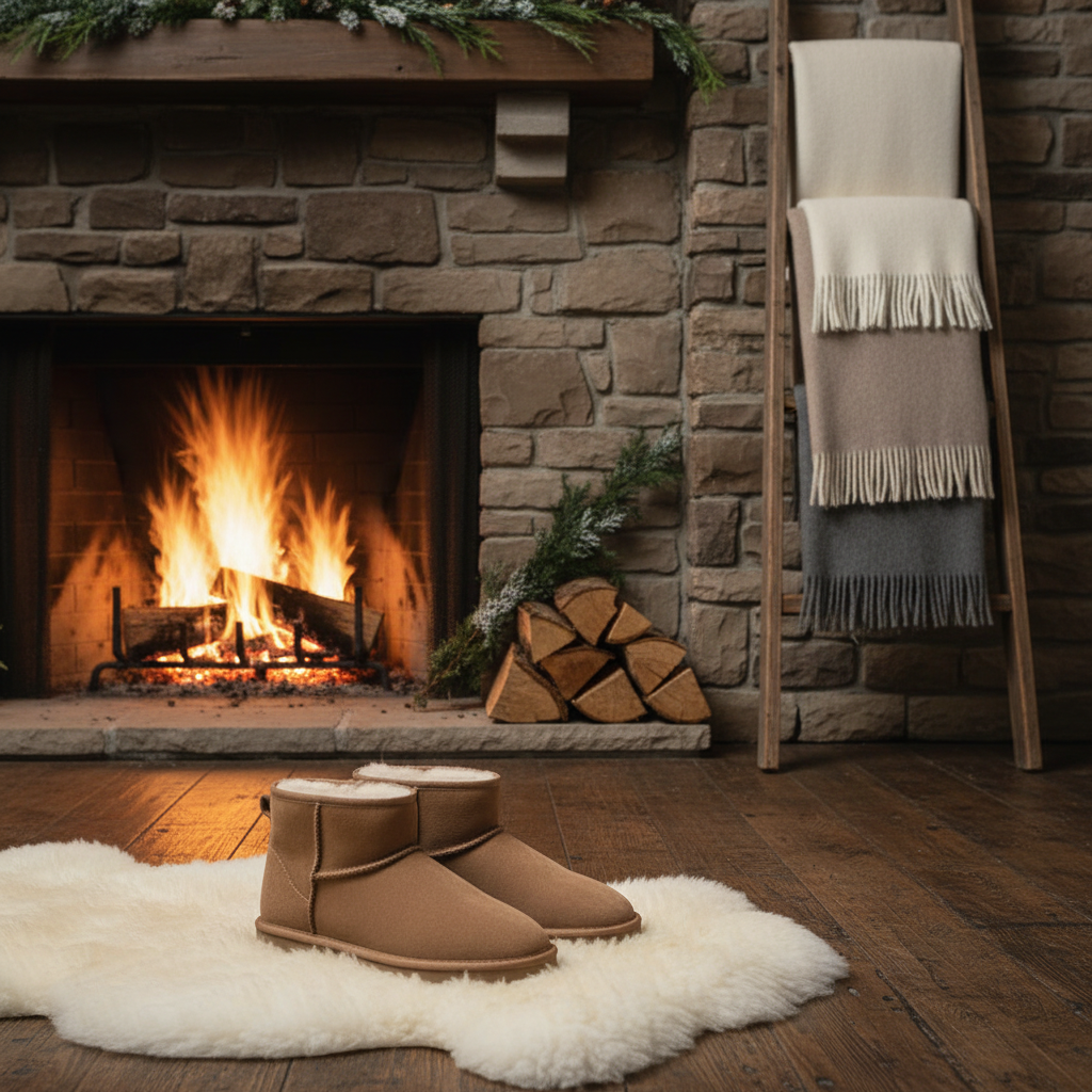 Vesper Boot met Alpaca Plaids